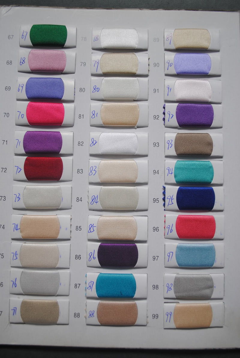 Satin Color Chart - daisystyledress