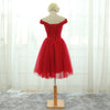 red homecoming dress