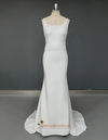 sheath wedding dress