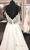 sexy back wedding dress