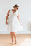 short plus size wedding dress