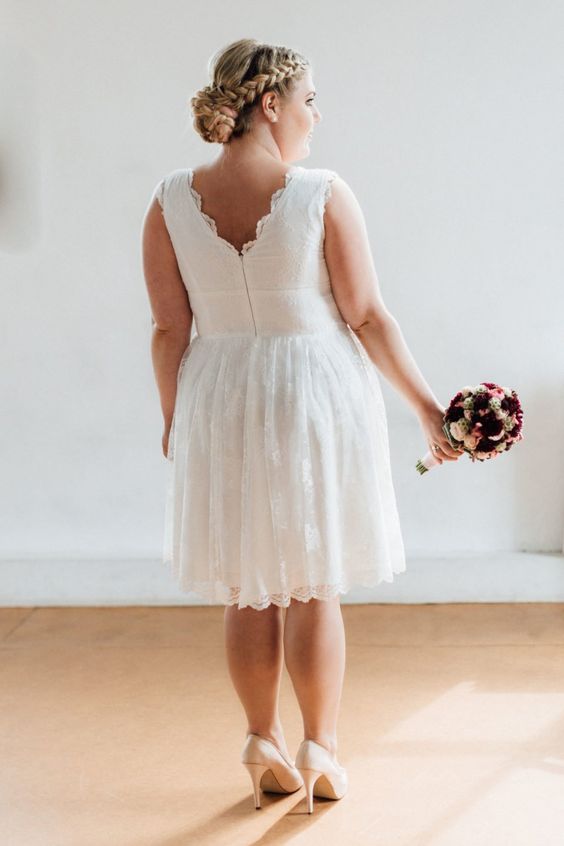 Short engagement dress