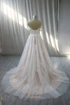 off shoulder sleeve wedding dress