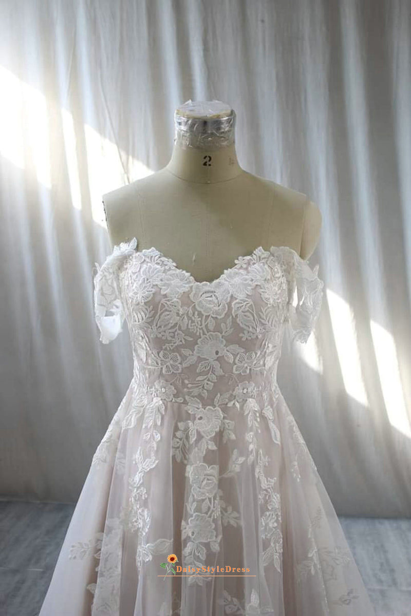 a line wedding dress