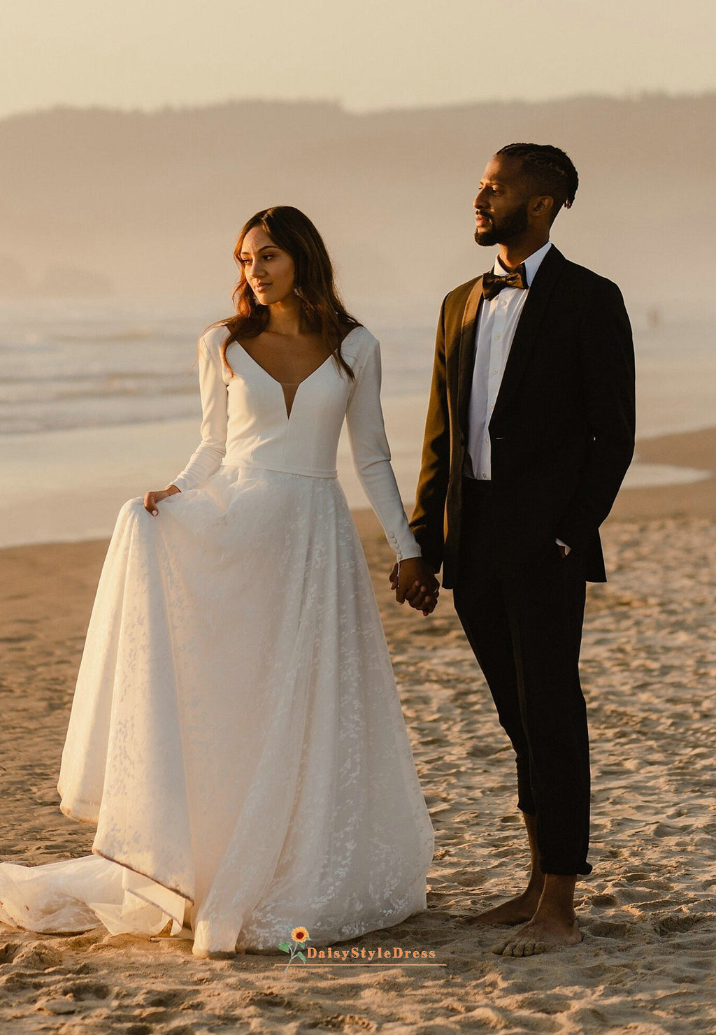 beach wedding dress