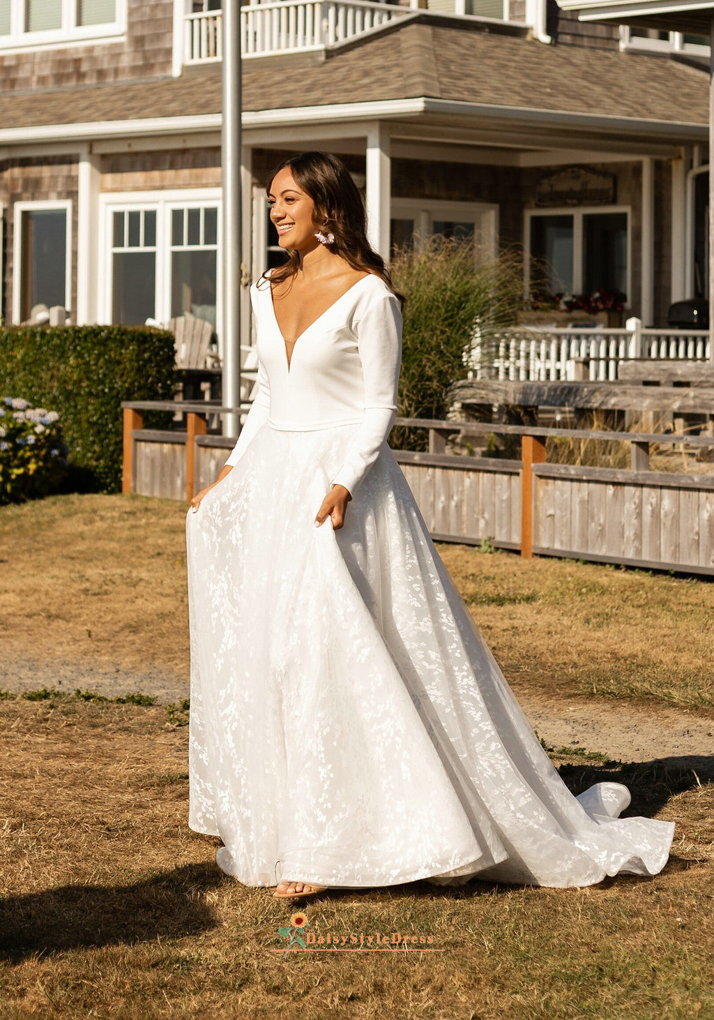 long sleeve wedding dress