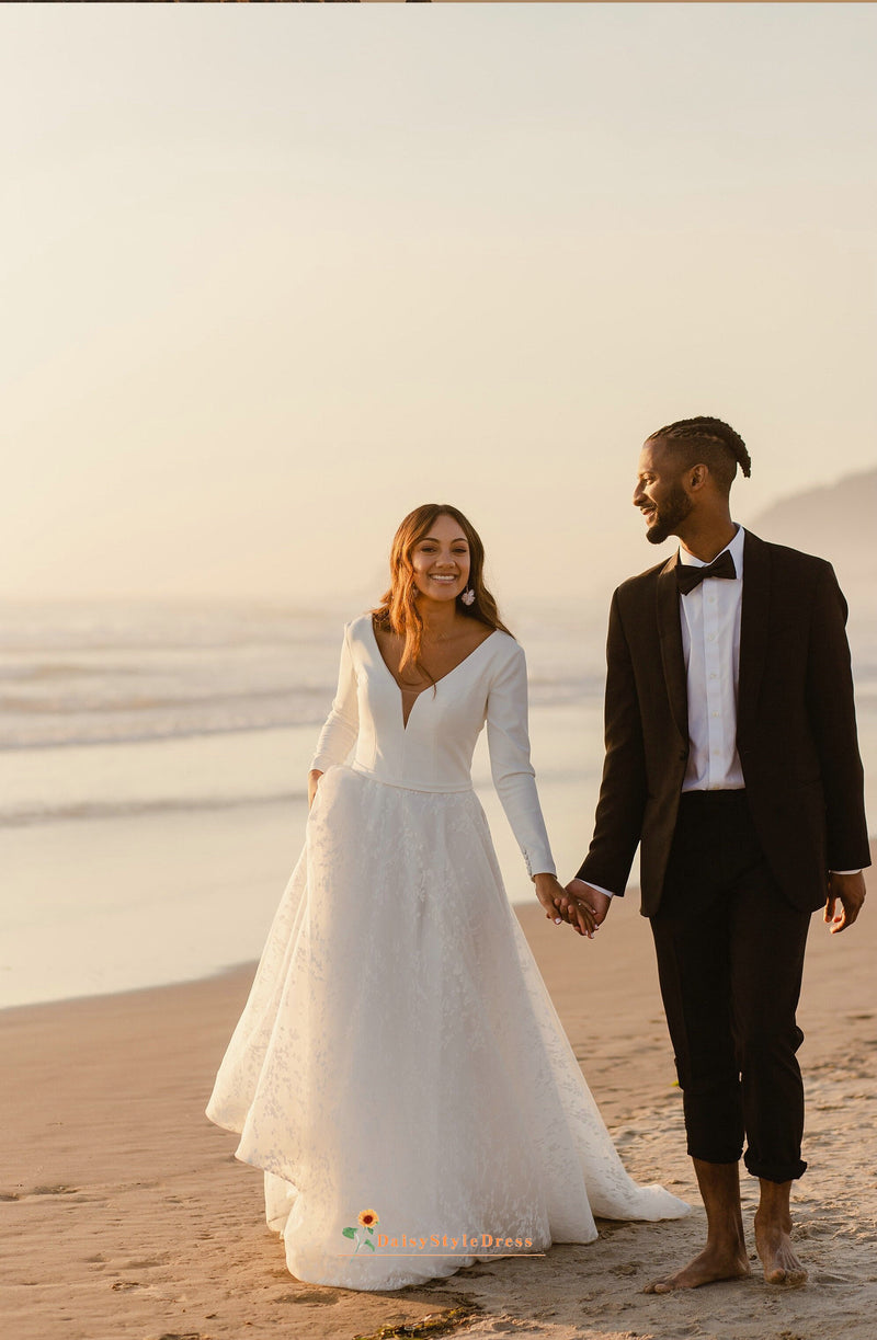 outdoor wedding dress