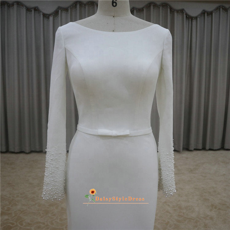 long sleeve wedding dress