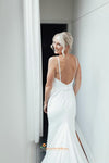 backless wedding dress