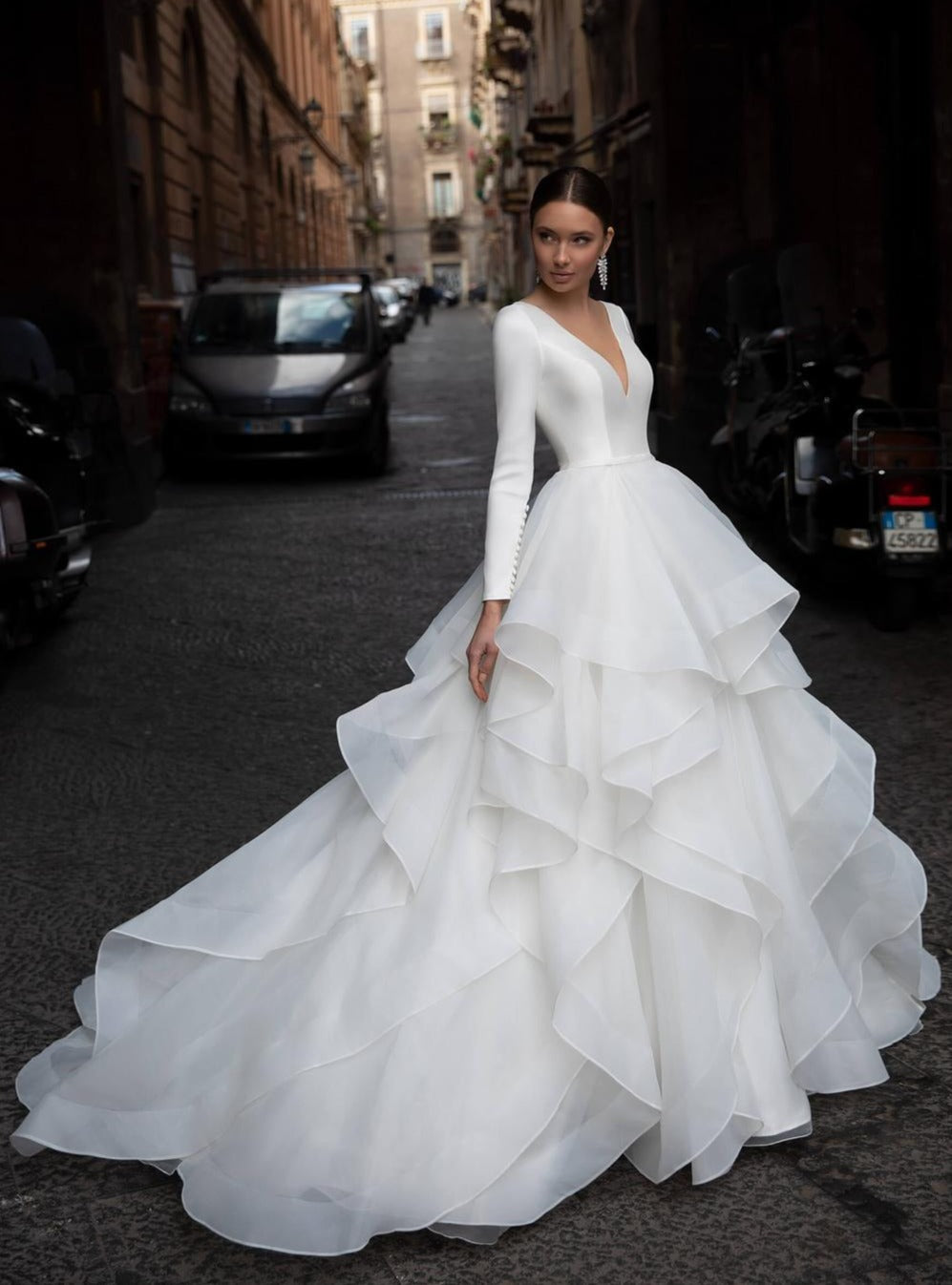 long sleeve wedding dress