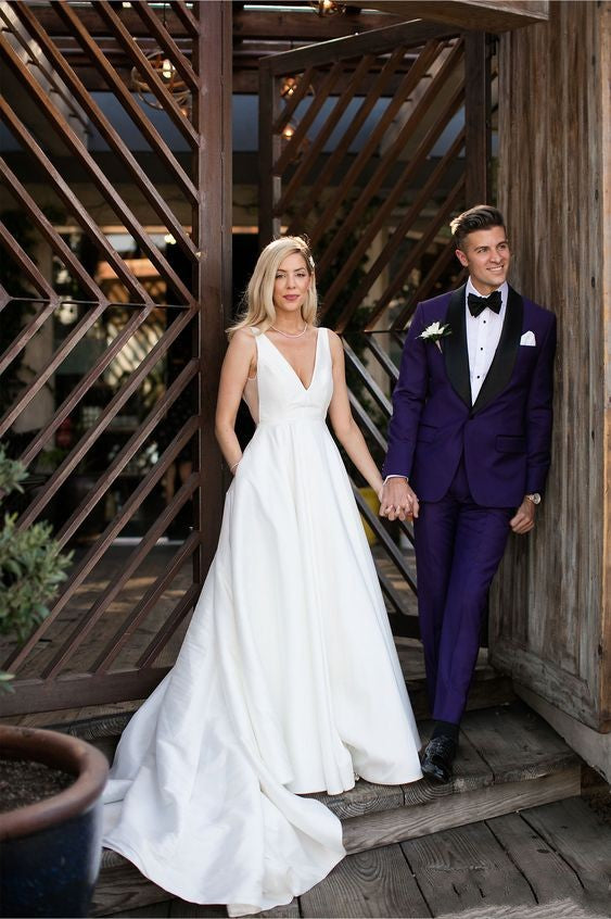 outdoor wedding dress