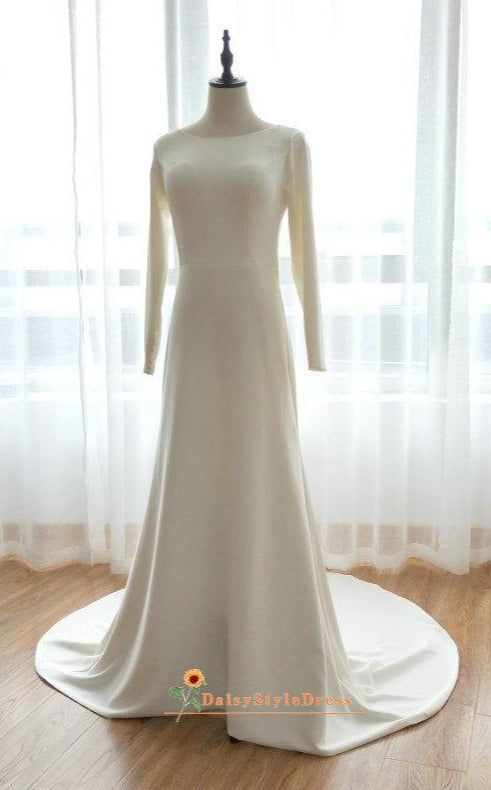 long sleeve wedding dress