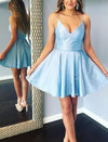 light blue homecoming dress