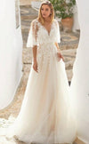 cap sleeve wedding dress
