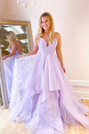 lilac prom dress