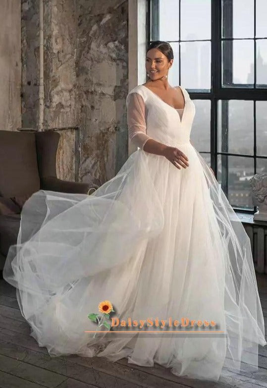 long sleeve wedding dress