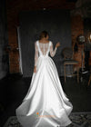 illusion lace wedding dress