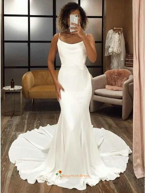 Sheath Minimal Wedding Dress