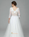 long sleeve wedding dress