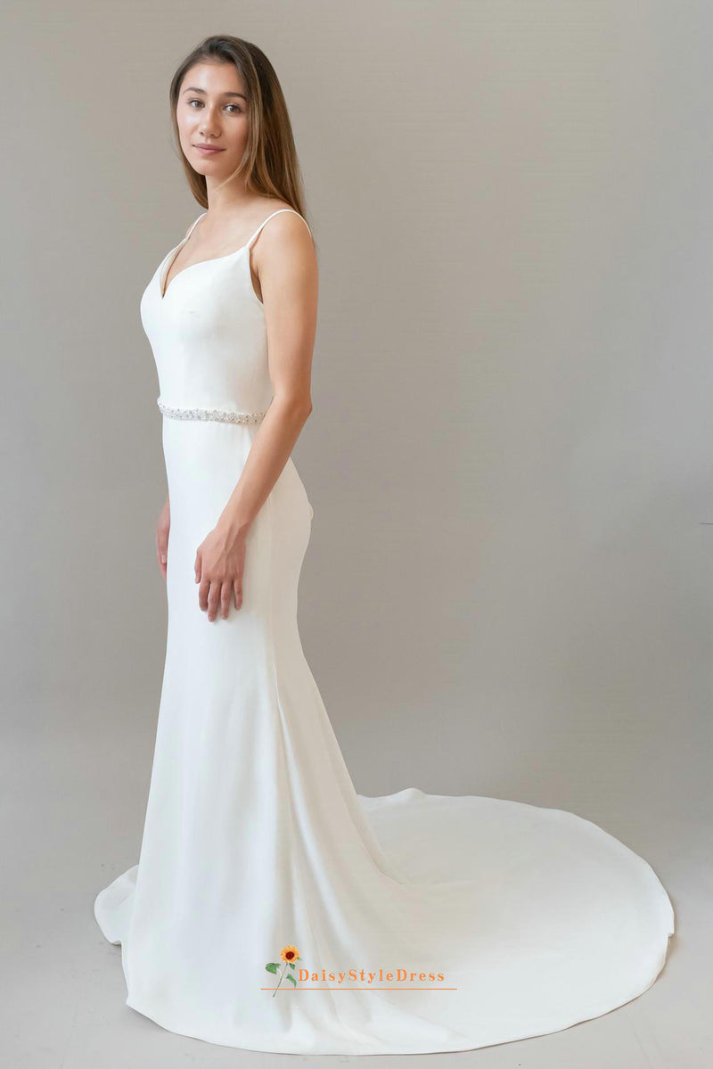 fitted wedding dress