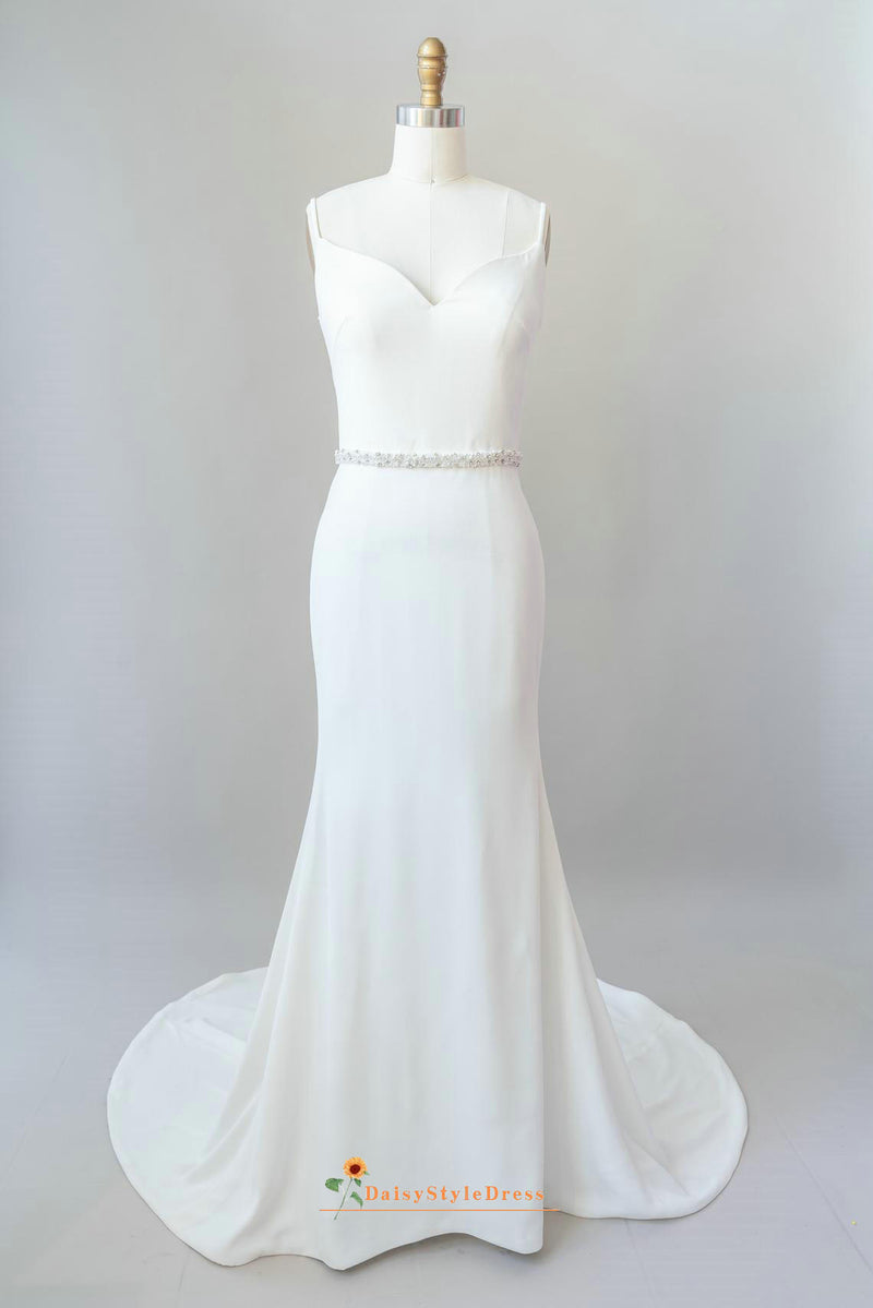fitted wedding dress