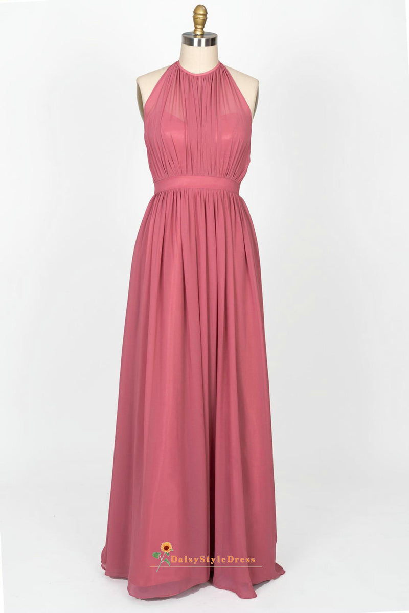 dusty pink bridesmaid dress