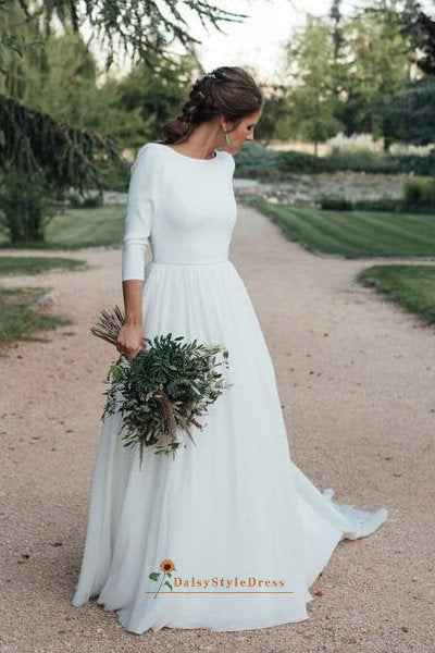 long sleeve wedding dress