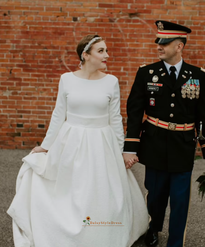 long sleeve wedding dress