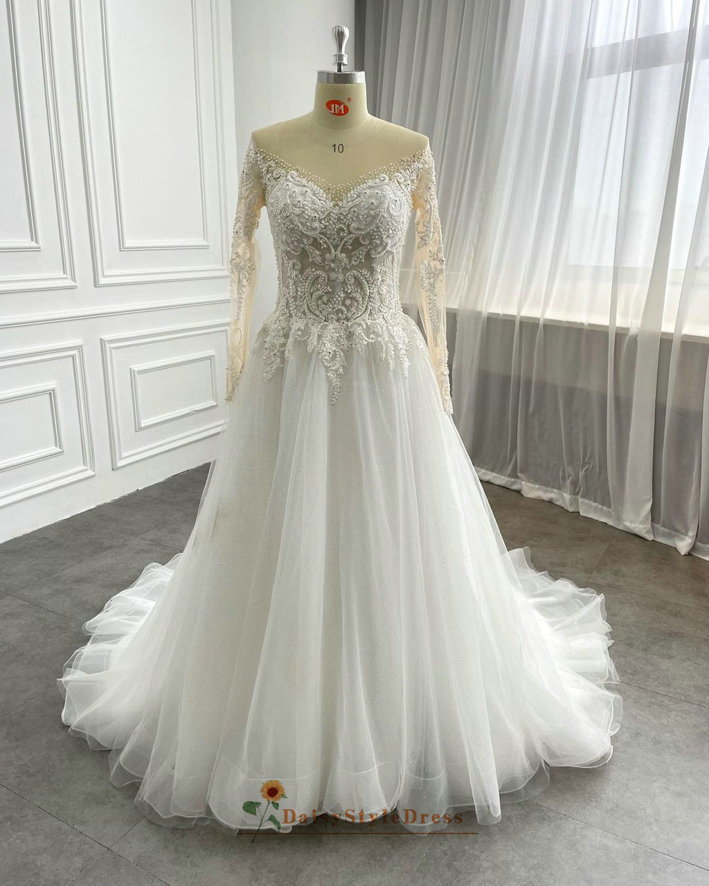 long sleeve wedding dress