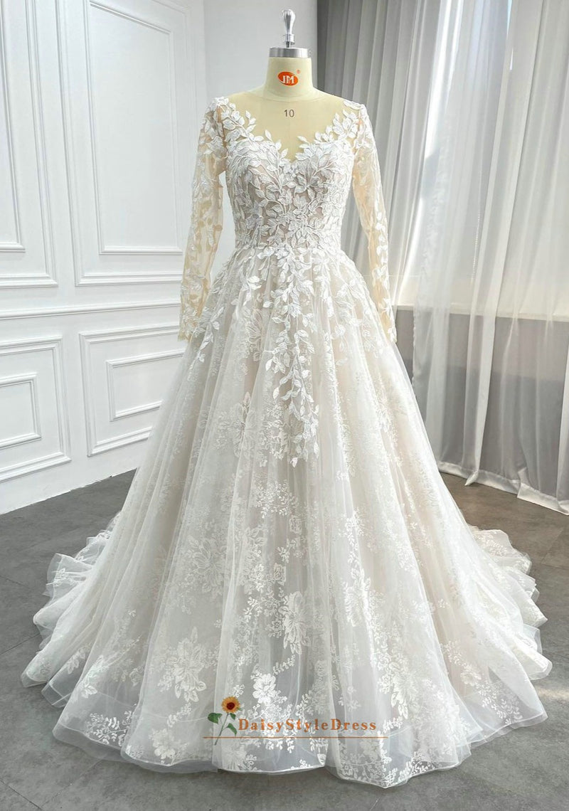 long sleeve wedding dress