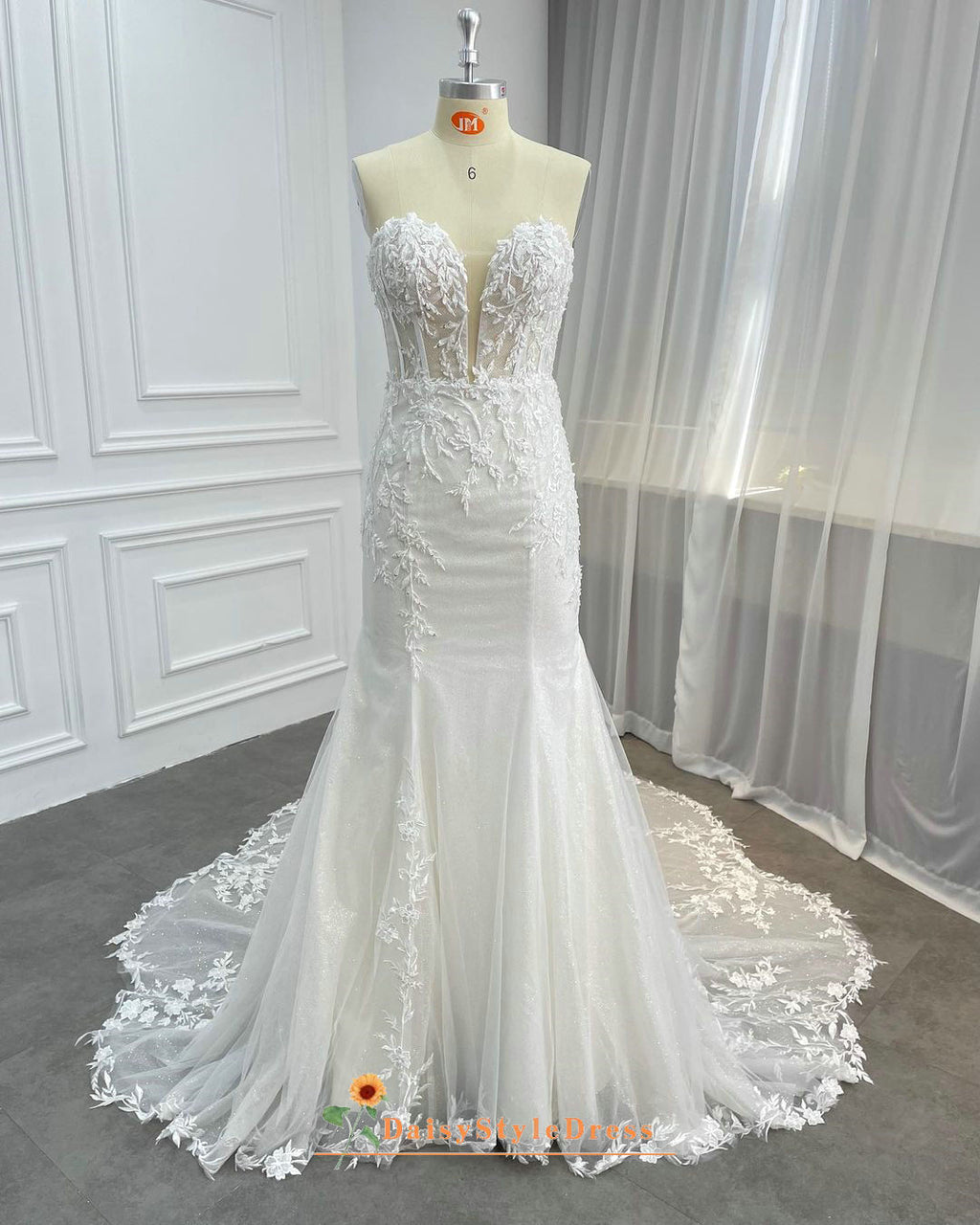 fit and flare wedding dress