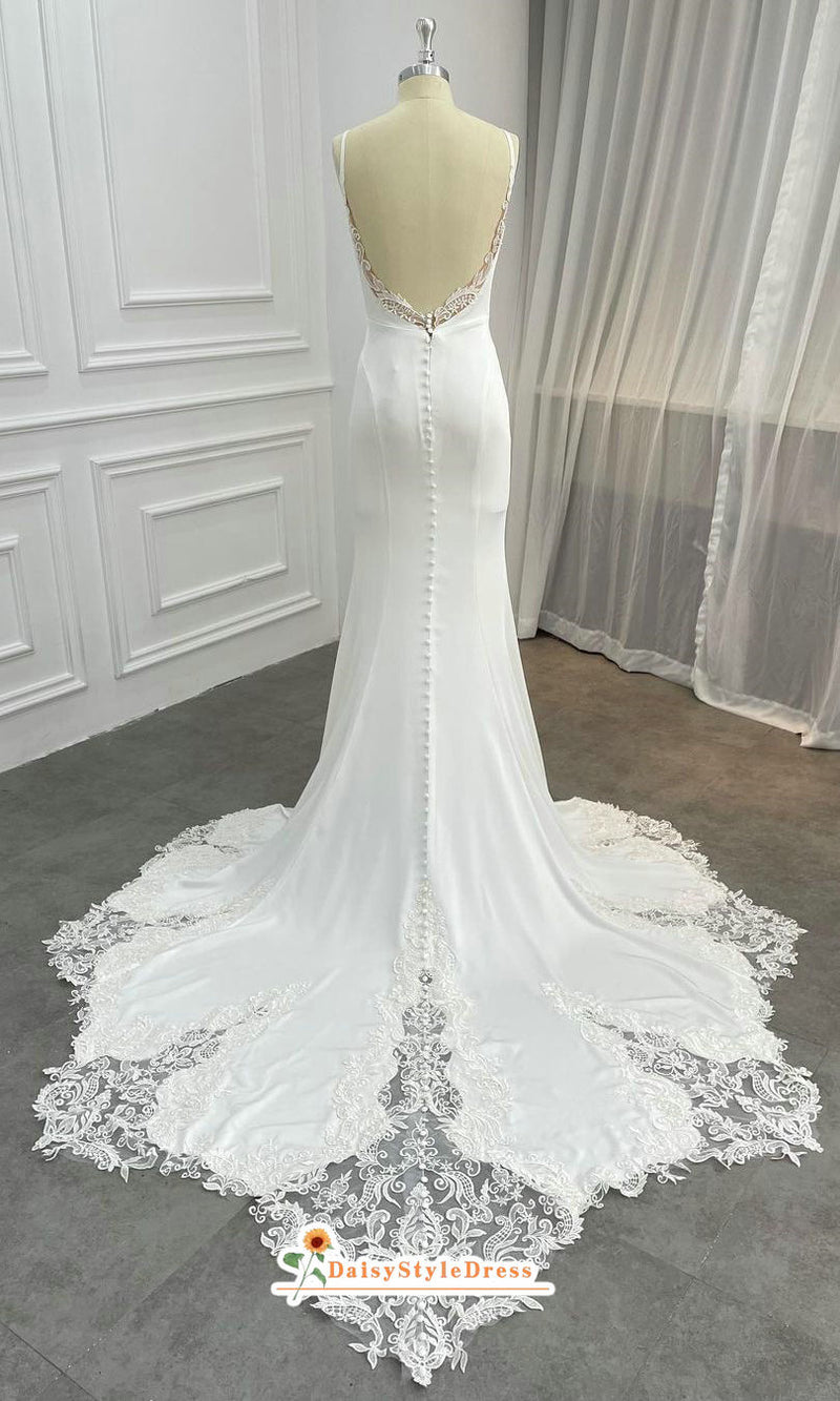 outdoor wedding dress