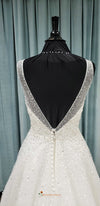 beaded wedding dress