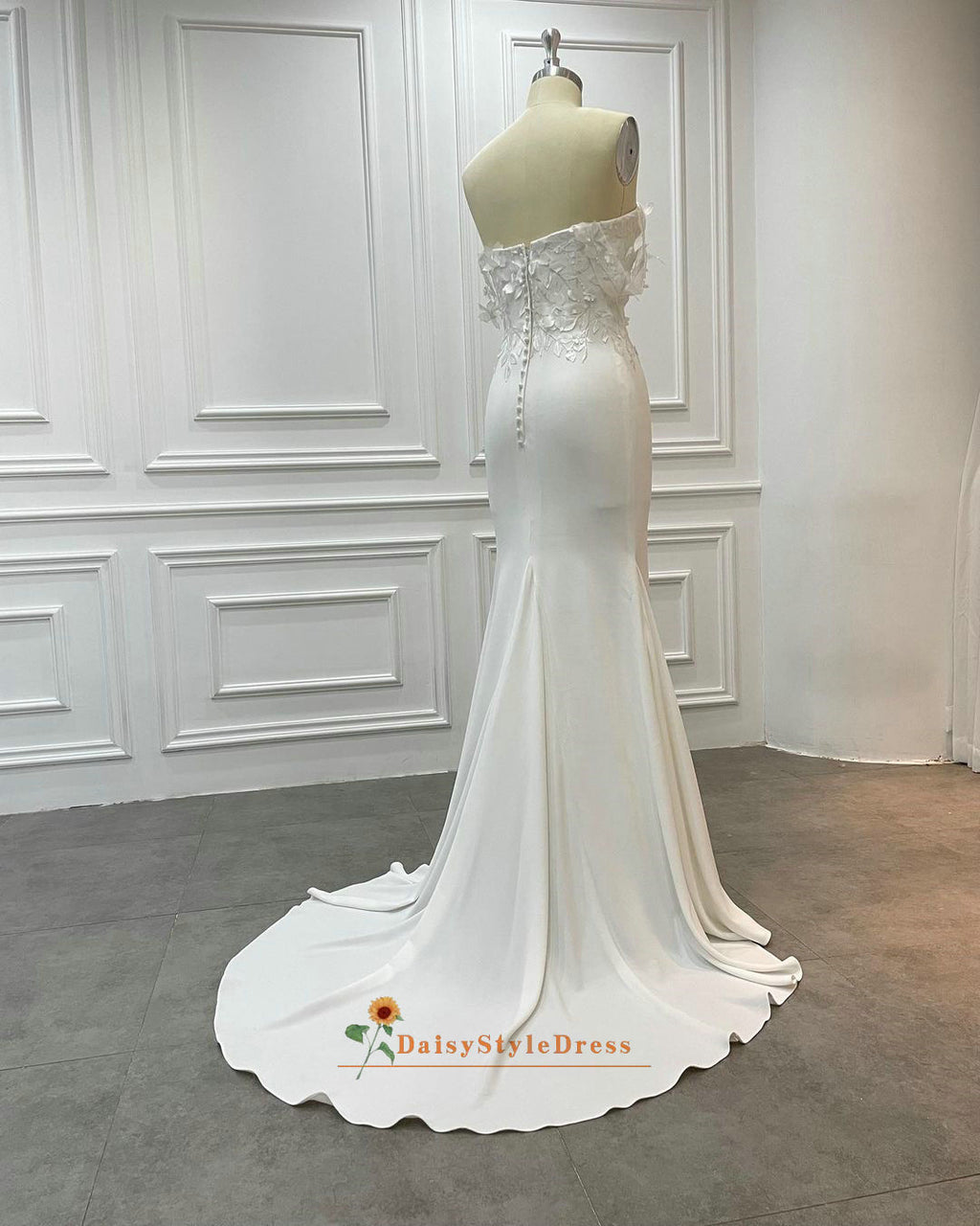 ivory wedding dress