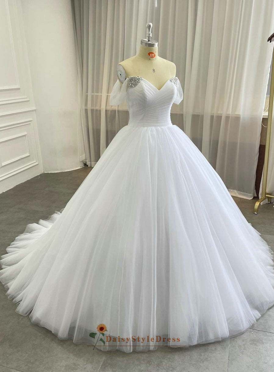 white wedding dress