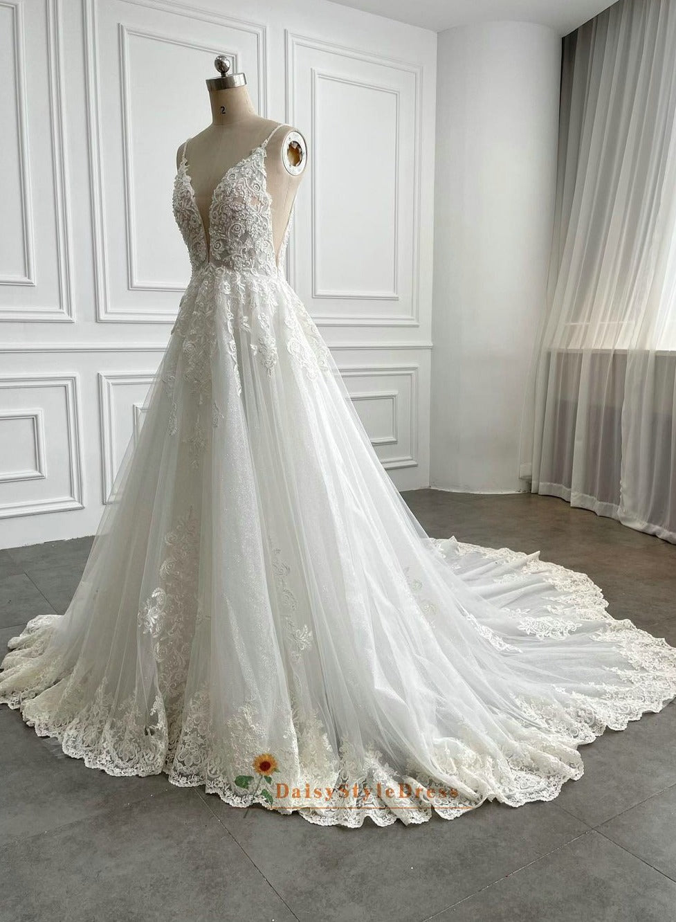 ivory wedding dress