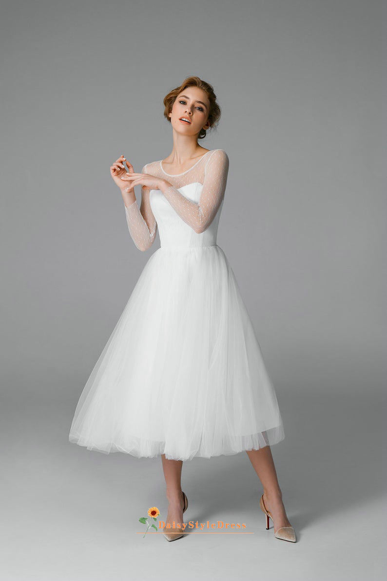 tulle wedding dress