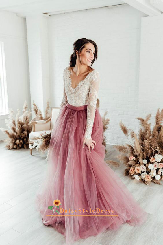 long sleeve wedding dress