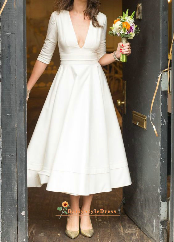 short wedding dress
