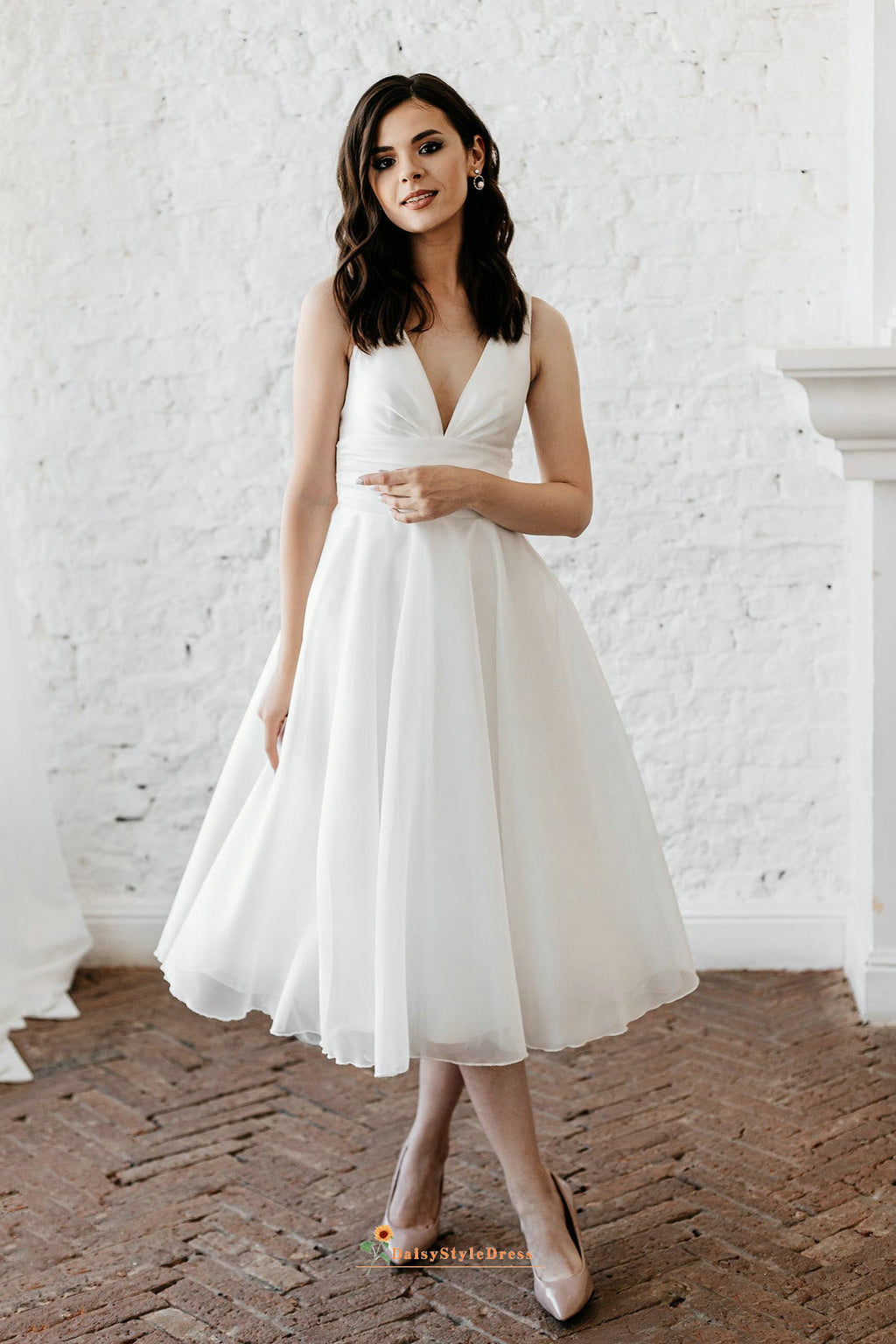 short wedding dress
