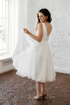 v-back wedding dress