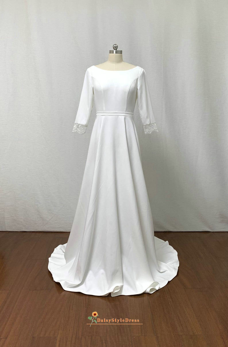 long sleeve wedding dress