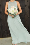 sage green bridesmaid dress