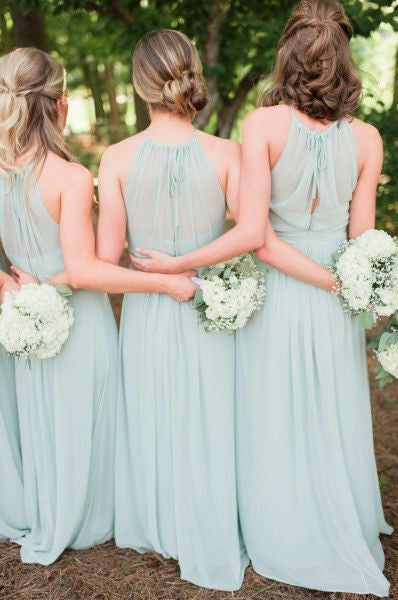 long bridesmaid dress