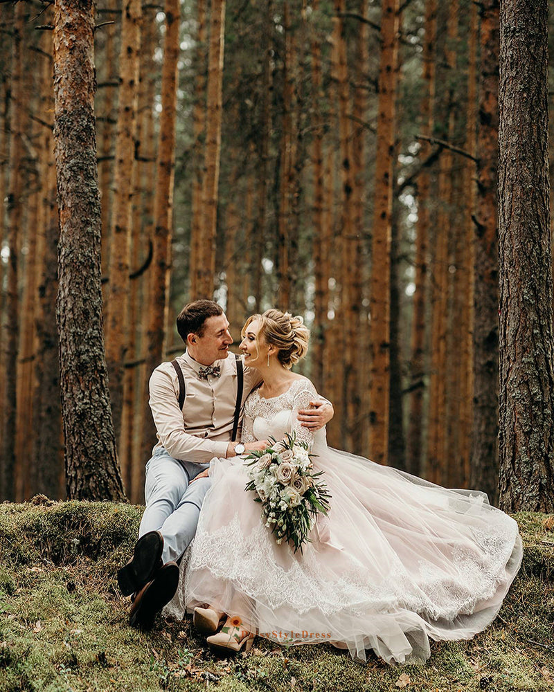 colorful wedding dress