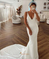 fit-and-flare wedding dress
