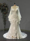 fit and flare boho wedding dress