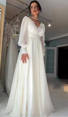 long sleeve wedding dress