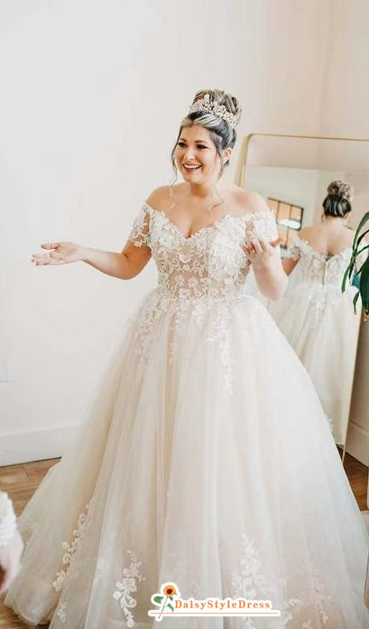 plus size wedding dress