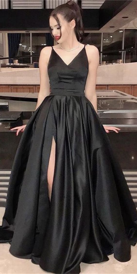 black prom dress